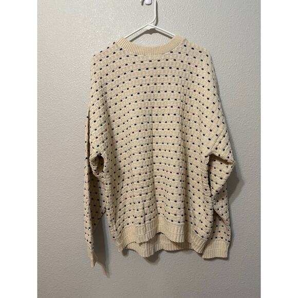 Vintage PECONIC BAY TRADERS Made in USA Size XXL Cotton‎ Knit Sweater - Picture 3 of 10